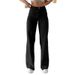 European And American Style 2022 New Solid Color Women's Jeans, Loose Fit, Slimming, High-waisted Straight Pants, Casual_ecoleips.com