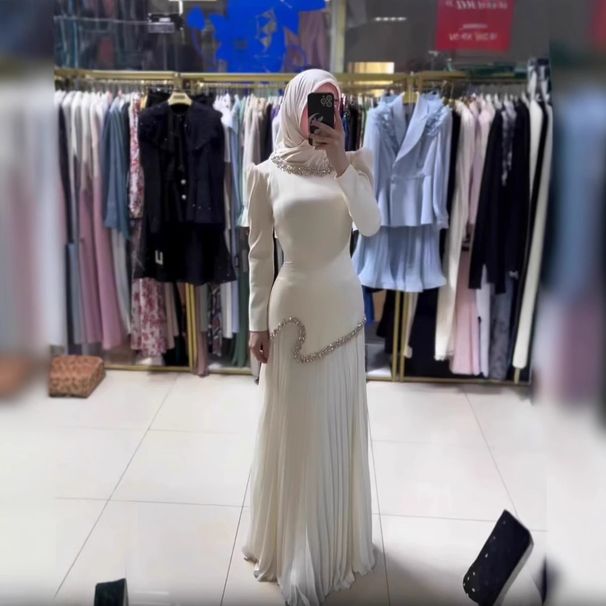 2025 Spring New Style Cross-Border European And American Heavy-Duty Dress Fashion Casual Arab Muslim_ecoleips.com