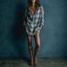 Aria Basics Aria Basics 2026 European American Cross-border New Plaid Shirt Women's Spring And Autumn Style Checkered Henley Collar Long-sleeve_ecoleips.com