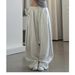 Women's Clothing Retro Sports Pants Sweatpants Women Autumn Lazy Drape Mopping Trousers Loose Wide Leg Casual Pants_ecoleips.com