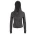 AD758 Southeast Asia 2025 Cross-Border Foreign Trade Autumn New Women's Stylish Zipper Hooded Slim-Fit Jacket Sweatshirt_ecoleips.com