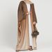 Verve 2025 New Muslim Dubai Clothing Fashion Elegant Cardigan Tie-Dye Gradient Dress Abaya_ecoleips.com