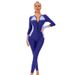 Women's Clothing Muslim New Color Matching Conservative Women's One Piece Swimsuit Long Sleeved Full Surround Sun Proof Tight Swimsuit_ecoleips.com