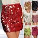 Women's Clothing New Sequin Stage Performance Skirt Fashion Sequin Sexy Hip Skirt Skirt Short Skirt Women_ecoleips.com