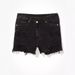 Women's Clothing Solid Color Denim Shorts Personality Trendy Jeans_ecoleips.com