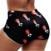 2025s M3057 Summer New Women's Tight Elastic Casual Shorts Lip Letter Print Hot Pants_ecoleips.com