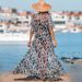 Women's Printed Beach Cover-Up Cardigan - Lightweight Bikini Swimsuit Blouse With UPF Sun Protection, Vacation Wear_ecoleips.com