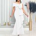Women's Clothing Fashion Tube Top Oblique Collar Sexy Slim Evening Dress_ecoleips.com