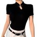 Cross-border Factory European And American Style Women's Summer Short-sleeve T-shirt, Cheongsam, New Chinese-style Top,_ecoleips.com