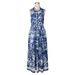 2025 New Women's Printed Maxi Fashion Sexy High Slit Flowing Bohemian Dress With Belt_ecoleips.com