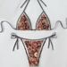 Aria Basics 2025 Printed Trimmed Bikini European And American Style Sexy Two-Piece Swimsuit Set For Women Sporty Fashion_ecoleips.com