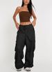 Women's Clothing Pants With Pockets Low Rise Loose Drawstring Casual Pants_ecoleips.com