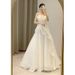 Strapless Light Wedding 2026 New Spring Style French Bridal Travel Photo Simple Outing Reception Fairy Dress For Women_ecoleips.com