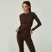 Cross-border Popular Top For Women, Inner Wear Quick-dry Yoga T-shirt, Round-neck Women's Outdoor Running Sports_ecoleips.com