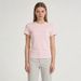 American-style Spicy Girl Short-sleeve T-shirt For Women, 2026 New Spring And Autumn Collection, Pink Round-neck,_ecoleips.com