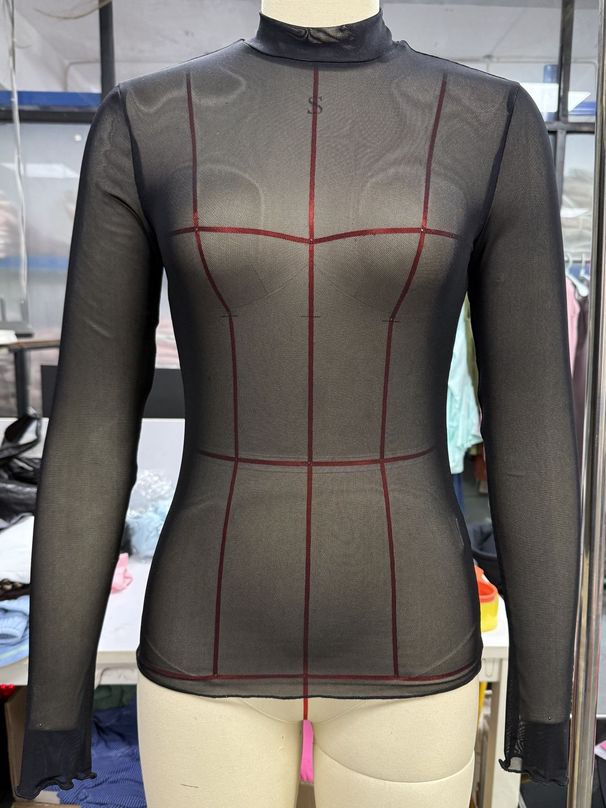 Women's Clothing Summer Perspective Mesh High Collar Bottoming Shirt Sexy Slim Fit Tops For Women_ecoleips.com