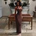 European And American Best-Selling Women's Clothing 2025 Early Autumn New Fashion Sexy Backless Ruched Slim-Fit Strap_ecoleips.com
