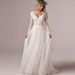 Lightweight Wedding Dresses Lace V Neck Backless Short Train Bridal Gowns For Women Source_ecoleips.com