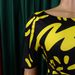C8619 Cross-Border Women's Fashion 2025 New Fashionable Elegant Lace-Up African Print Short Sleeve Flared Export Dress_ecoleips.com