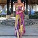 Women Fashion Hight Waist Pleated Holiday Dress Elegant Backless Beach Party Dresses Sexy Halter Pattern Print Swing Long Dress_ecoleips.com