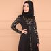 European And American Plus Size Women's Dress Ethnic Style Printed High-Waisted Long Floor-Length Gown Without_ecoleips.com