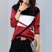 European And American Cross-border Women's Clothing Supports Various Platforms With New Color-blocking Printed_ecoleips.com