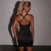 Women's Halter Neck Backless Dress European And American Style Summer New Arrival Sexy Pleated High End Fashion for Ladies_ecoleips.com