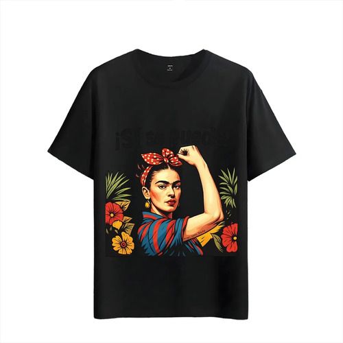 Women's T-Shirts T-shirt Muscle Freaks Frida Kahlo Artwork Style_ecoleips.com