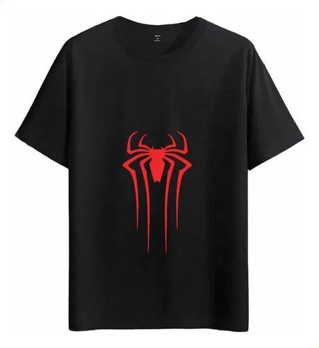 Women's T-Shirts Spiderman Red Style Loose And Comfortable Cotton T-shirt_ecoleips.com