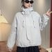 girl Casual Two Cotton European Style 2025 Short Autumn Winter Loose New Hooded Jacket Trench Coat Parka_ecoleips.com