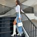 Women's Clothing Irregular Frayed Denim Midi Skirt For Women European American Style Long Slit Tassel Detail Fashion_ecoleips.com