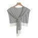 Women's Clothing Thin Fashion Striped Knitted Shawl For Women In Summer New Air Conditioned Room Ice Silk Shoulder Guard Versatile Waistcoat Shoulder_ecoleips.com