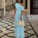 Women Fashion Hight Waist Pleat Solid Party Dress Summer Sexy Sleeveless Slim Maxi Dress Elegant Slant Neck Irregular Long Dress_ecoleips.com