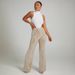 Fashion High-Waisted Women's Sequined Trousers Sexy Casual Flared Bottoms for Trendy Streetwear_ecoleips.com