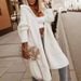 2024 Autumn Winter Women's New Cardigan Turn-Down Collar Hooded Long Loose Knit Sweater Coat For Women_ecoleips.com