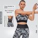 Women's Clothing Seamless Yoga Suit Sweat-absorbent Hip-lifting High-waist Fitness Pants Women's Shockproof Sports Bra Fitness Suit_ecoleips.com