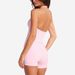 V Neck Cross Neck Vest With Chest Pad Yoga Suit Top Women's Quick Drying Sports Fitness Suit_ecoleips.com