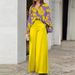 2026 New Spring Women's Clothing European American Casual Outfits Fashionable Printed Shirt Top And Wide-Leg Pants Set_ecoleips.com