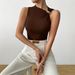 Slim Fit Sleeveless Vest for Women Elegant Trendy Versatile European American Style Summer Clothing_ecoleips.com