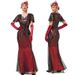 Spring/Summer 2022 Women's Slim Fit Mesh Sequin Beaded Evening Dress European And American Style Banquet Mermaid Style Cross Border Party Wear_ecoleips.com