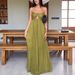 Summer Sexy U Shaped Suspender Dress for Women European And American Style Full Swing Design New 2026 Fashion for Foreign Trade Cross Border_ecoleips.com