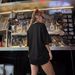 Women's Casual Loose T-Shirt round Neck Short Sleeve Eiffel Tower Print Simple Sports Top_ecoleips.com