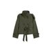 Retro Lapel Double Breasted Short Windbreaker Jacket For Women With Double Breasted Lace Up Versatile Long Sleeves New_ecoleips.com