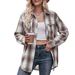 2024 Women's Fall/Winter New Collection: Cross-Border European And American Casual Fashion Oversize Loose Plaid_ecoleips.com