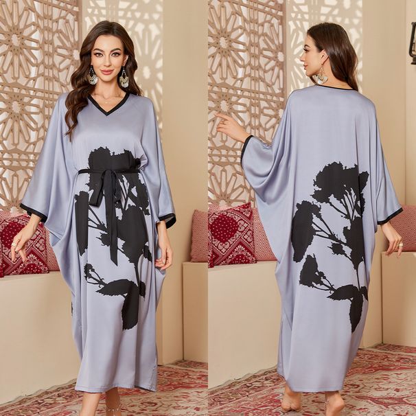 Women's Clothing Large Size Satin Nightgown Spring And Autumn High End Long Sleeved Nightgown Pajamas And Bathrobes_ecoleips.com