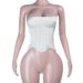 Aria Basics Aria Basics Satin Sexy Backless Tube Corset For Women 2025 European And American Style New Cross-Border Hot Girl Tank Top_ecoleips.com