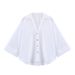 Aria Basics Aria Basics Z Cross-Border 2025 New European And American Style Fashion Women's Wide-Sleeve Poplin Casual Long-Sleeve Shirt Trendy_ecoleips.com