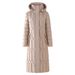 Plus Size Winter Coat For Women – Long Hooded Padded Jacket, Slim Fit (4 Colors, XL-5XL)_ecoleips.com