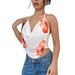 Women's Clothing Sexy Tops Summer New Products Holiday Style Hot Girl Camisole Halter Neck_ecoleips.com