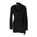 WG142 European And American Cross-border New Style Sexy With A Stylish Scarf, Mature Lady Style, Long-sleeved Black_ecoleips.com